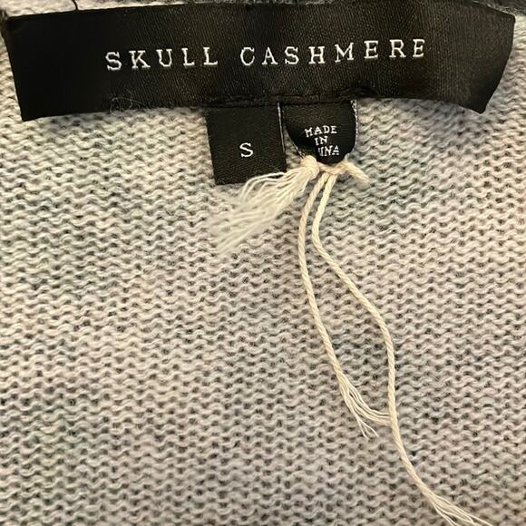 Skull Cashmere Tie Dye Cashmere Sweater Small* - Picture 4 of 6